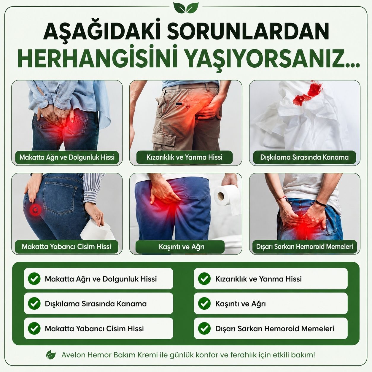 Avelon Hemoroid Rahatlatıcı ve Yatıştırıcı krem