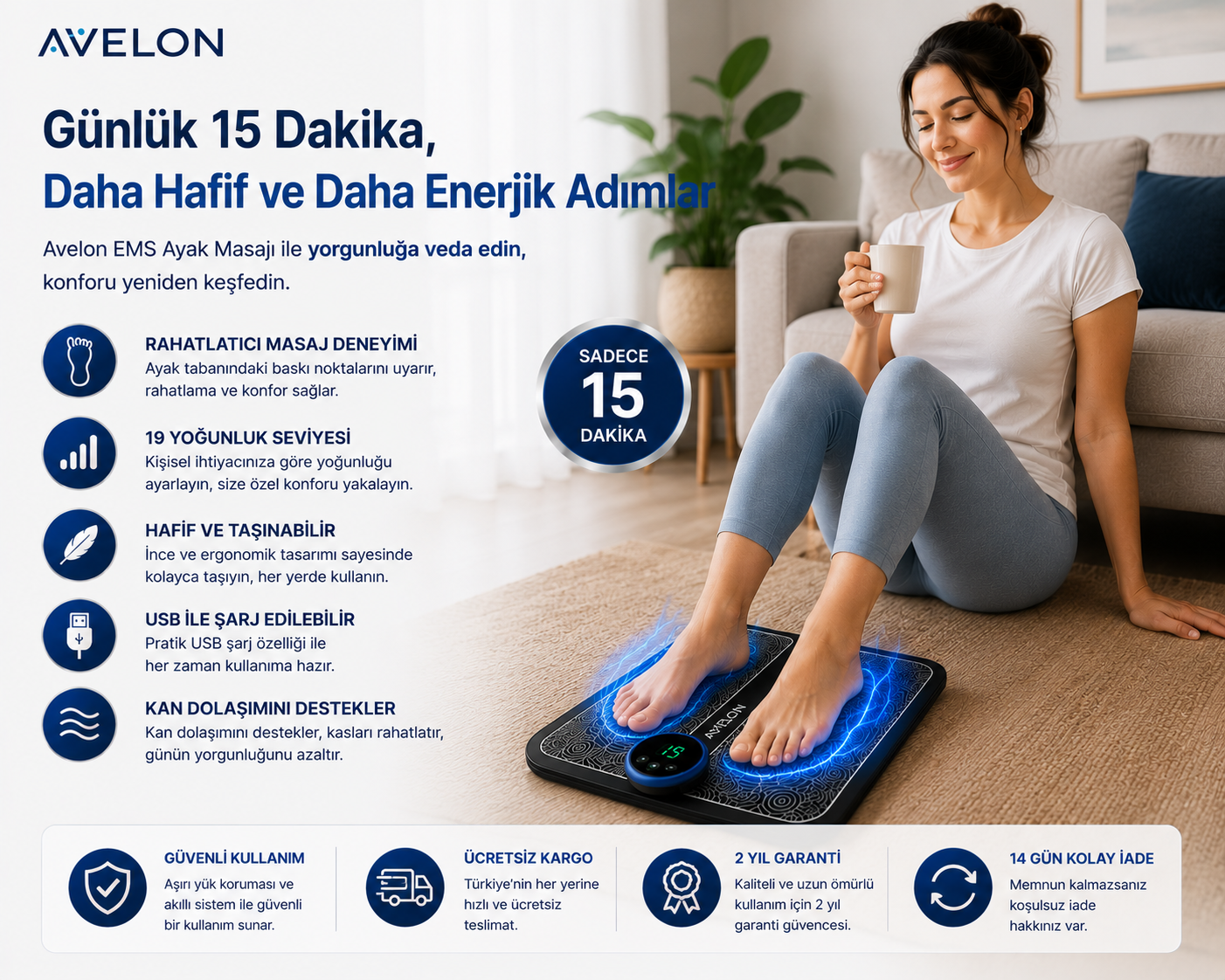 Avelon Ayak Masaj Aleti